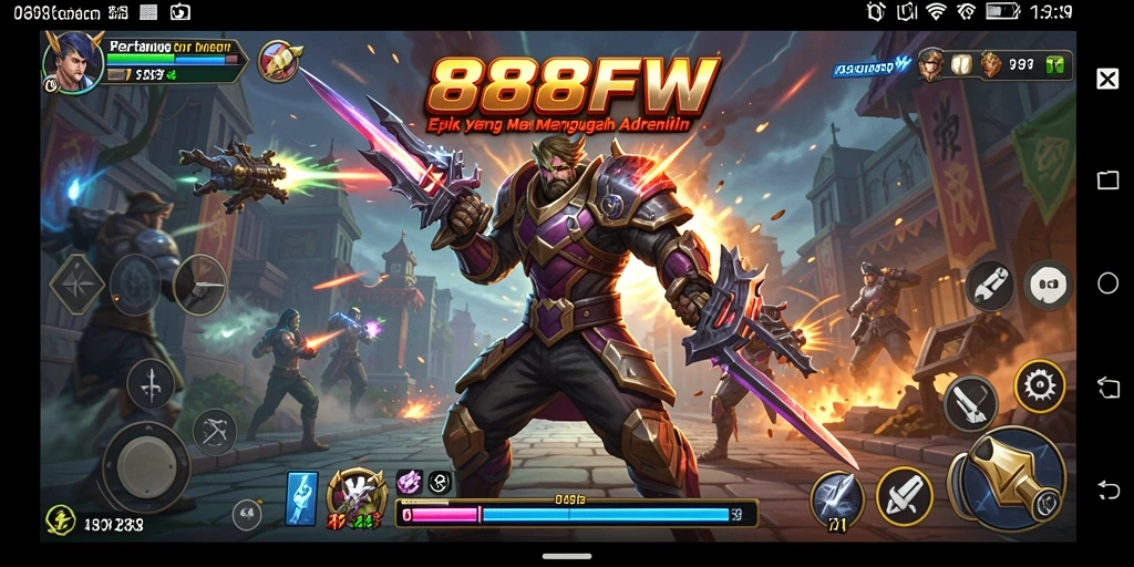 Tampilkan aksi seru gameplay pertarungan di 888FW.