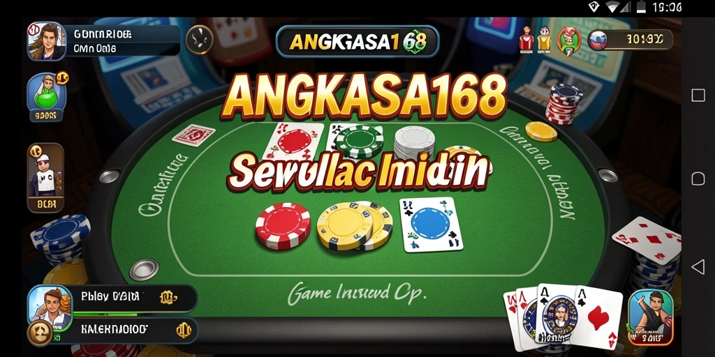 Tampilan gameplay seru di ANGKASA168 dengan kartu Gaple.