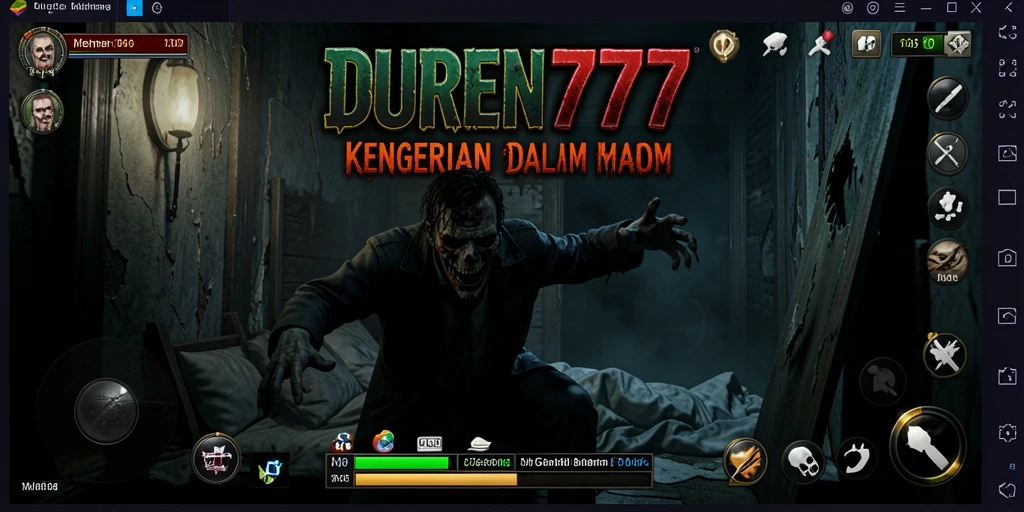 Gameplay DUREN777 yang penuh ketegangan dan kengerian.