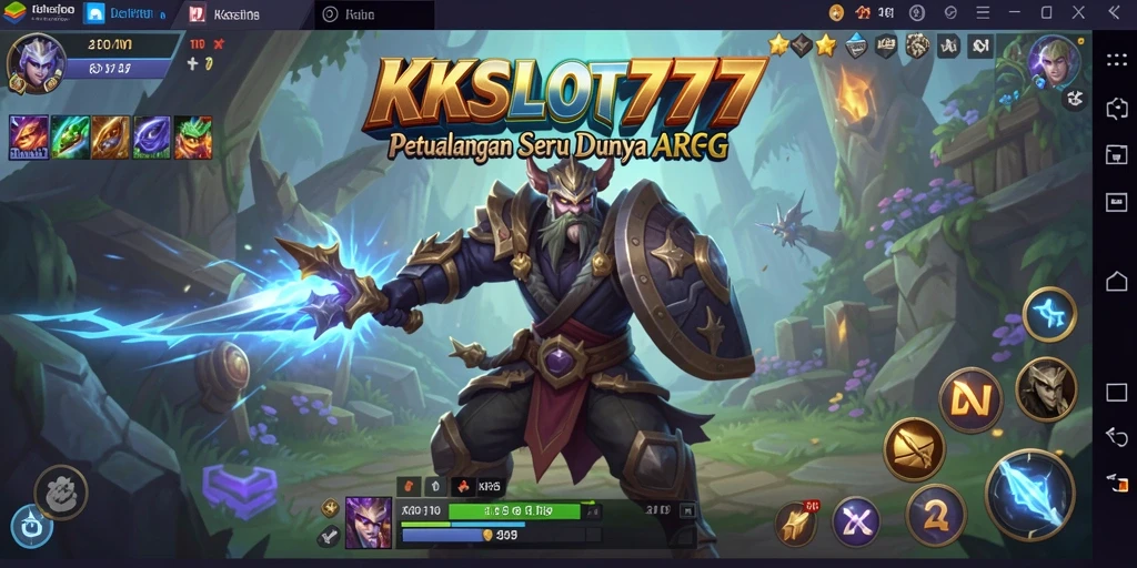Tampilan gameplay KKSLOT777 yang menakjubkan di dunia ARPG.