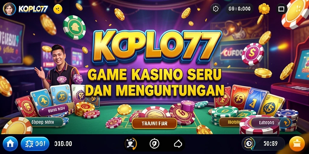 Tampilan menawan dari gameplay Kasino KOPLO77 yang seru.