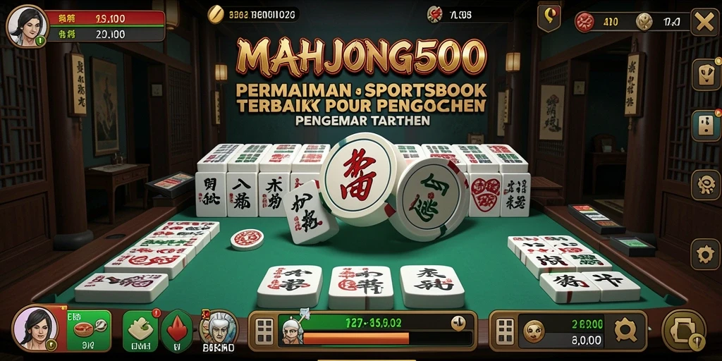 Tampilan gameplay MAHJONG500 yang menggugah selera taruhan.