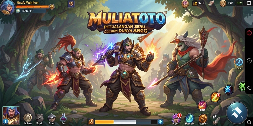 Gameplay mendebarkan dalam dunia fantasi MULIATOTO.