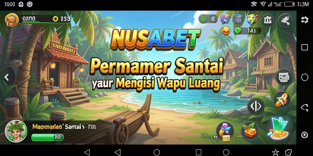 Gameplay NUSABET yang seru dan menghibur.