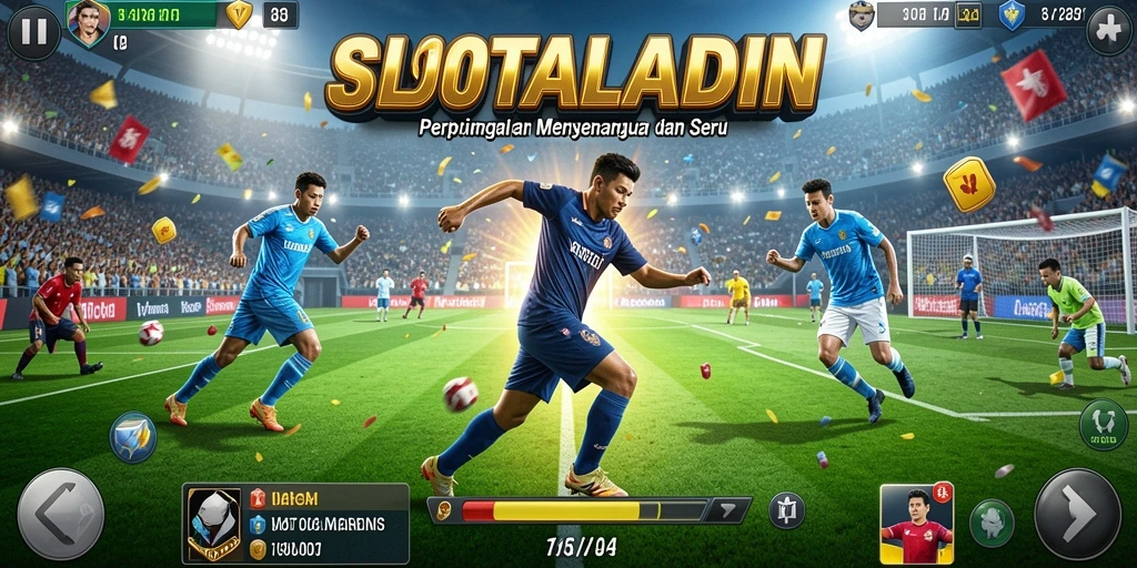 Screenshot menunjukkan gameplay SLOTALADIN yang seru dan menegangkan.