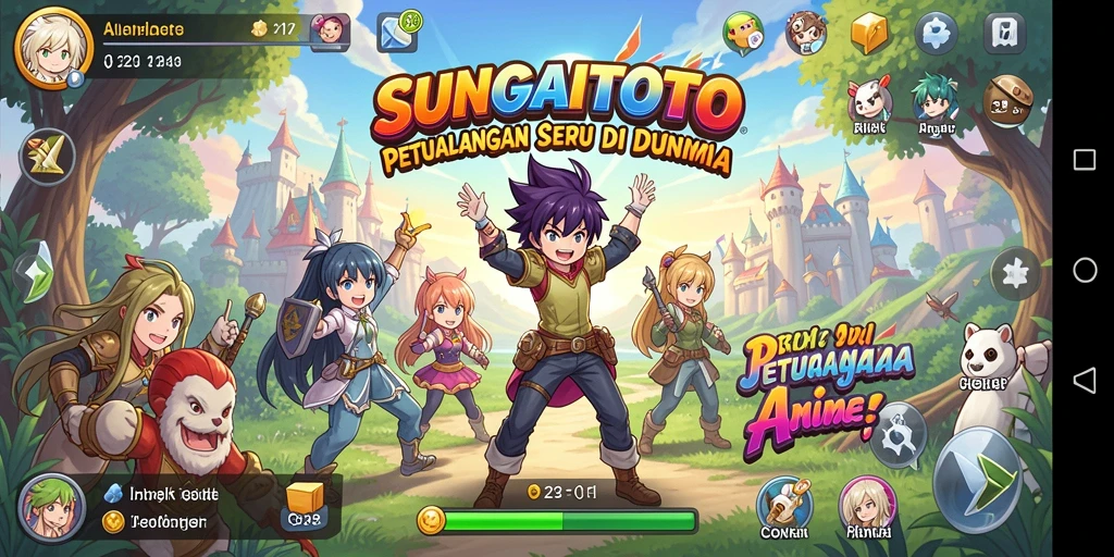 Screenshot SUNGAITOTO menampilkan aksi seru dalam dunia anime.