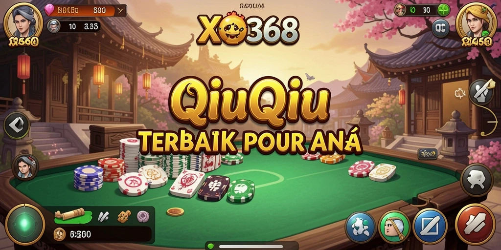 Tampilan gameplay QiuQiu yang mendebarkan dan penuh strategi.